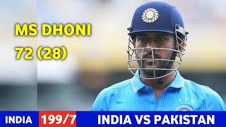 MS Dhoni 72 vs Pakistan 3rd ODI 2006 Full Highlights 4k UHD | India vs Pakistan