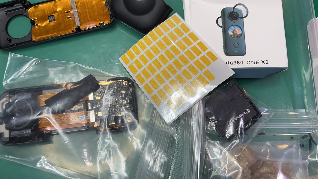 Insta360 one x   レンズ傷　ジャンク品 Insta360 ONE X ガラスレンズ映り込み交換修理 - YouTube