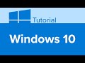 Learn Windows 10, Windows 10 Tutorial - YouTube