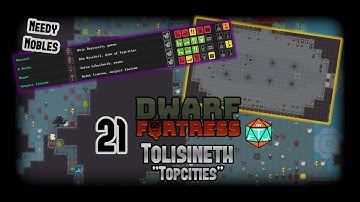 "Topcities" 21 - The Queen has Arrived | Dwarf Fortress Beginner Playthrough