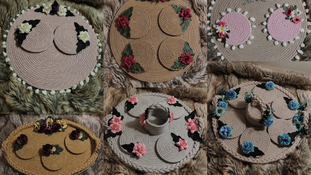 #مشروع_مربح في المنزل طريقة عمل مفارش بالكوردون في قمة الجمال والروعة😍 #مشاريع_مربحة #مروة_مصطفى