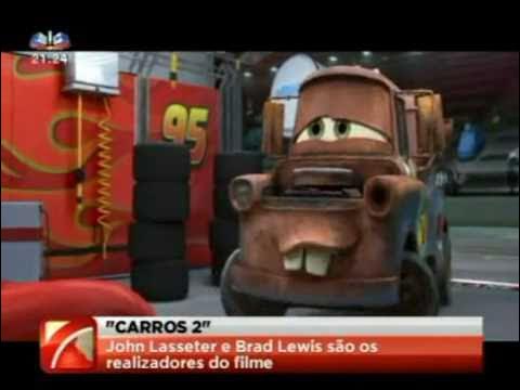 Carros 2  Especial: Os Corredores e vídeos promocionais