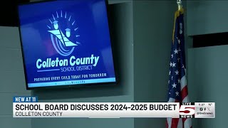 VIDEO: Colleton Co. School Board talks staff pay, new programs at budget meeting