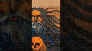 when the walls of #banaras come #alive #shiva #india #sculpture #history #death #viral #feedshorts