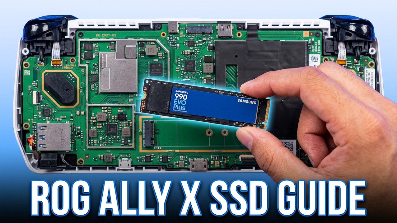 ROG Xbox Ally X SSD Upgrade Guide — Samsung 990 EVO Plus vs 990