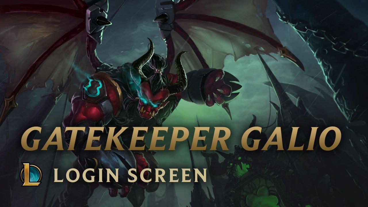 Gatekeeper Galio | Login Screen - League of Legends - YouTube