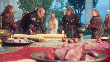 Eivor goes to Asgard and meets Gods in Assassin