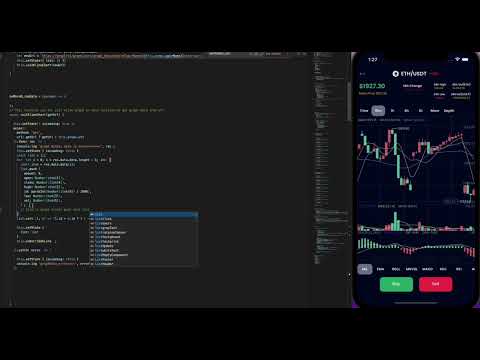 TradingView chart in React native mobile application