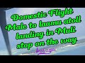 Domestic Plane transfer from Male Airport to laamu atoll with one stop in Muli