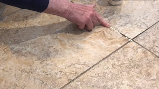 REVIEW (7 years later) armstrong flooring terraza  terracotta clay peel-and-stick granite vinyl tile
