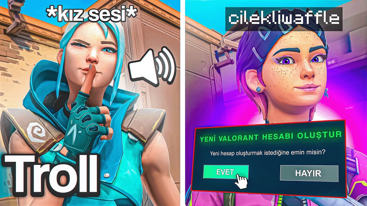 TR Sunucusunda KIZ SESİ ile TAKIMI TROLLEDİM! (1V1'E ÇAĞIRDI!) | Valorant