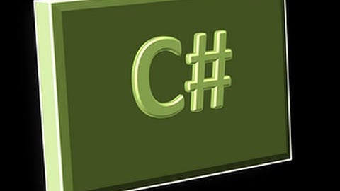 Programming in C# 044 - Creating Database Tables
