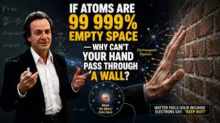 If Atoms Are 99 999% Empty Space — Why Can’t Your Hand Pass Through a Wall