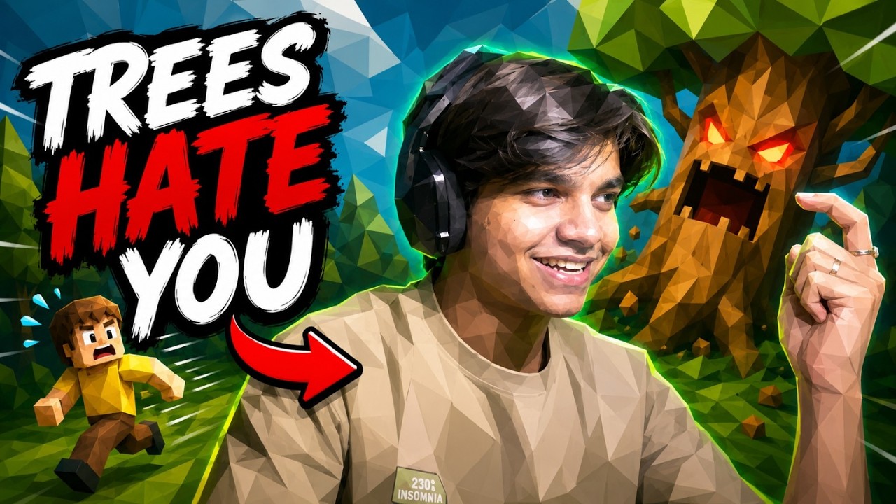 This game is really pushing my buttons! Trees Hate YOUU!