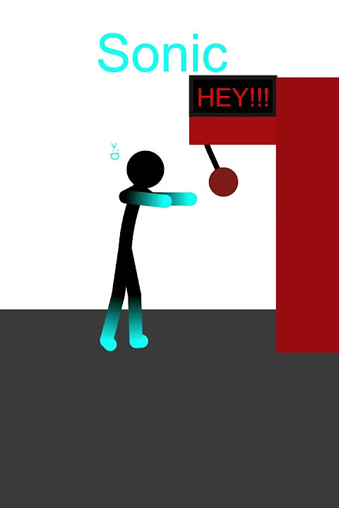 Test boxing scores Normal Human vs Power Human  #animation #pivotanimator #sticknodes #animation