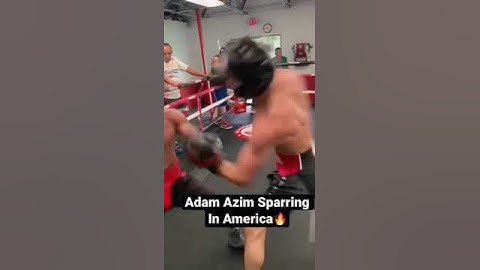 Adam Azim Sparring Cuban Fighter In America🔥💯 #adamazim #boxingnews #teamazim