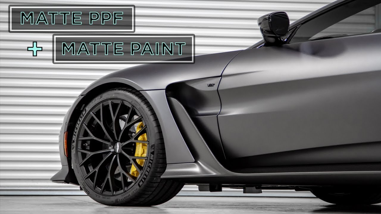 MATTE PPF ON MATTE PAINT - Can you see the difference? 