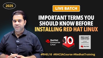 Discussion about basic terms before installing Red Hat Linux Lab | Things you should know