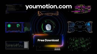 Free Digital HUD Elements Pack - 9 Hi-Tech Items (Ae, Pr, Dr, FCPX)
