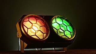 Nova 2 Eyes Blinder 2x100W RGB Cool White COB Uplight LED Warm