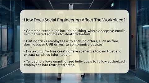 How Does Social Engineering Affect The Workplace? - Everyday-Networking