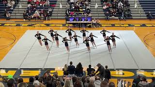 Mattawan Middle School Competitive Cheer at Portage Central - Blue Team - Round 2 - 1/8/22