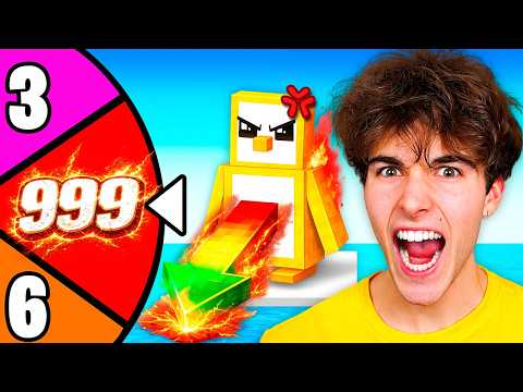 WHEEL Decides My POWER in Roblox Knockout…