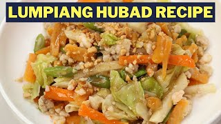How to Cook Lumpiang Hubad
