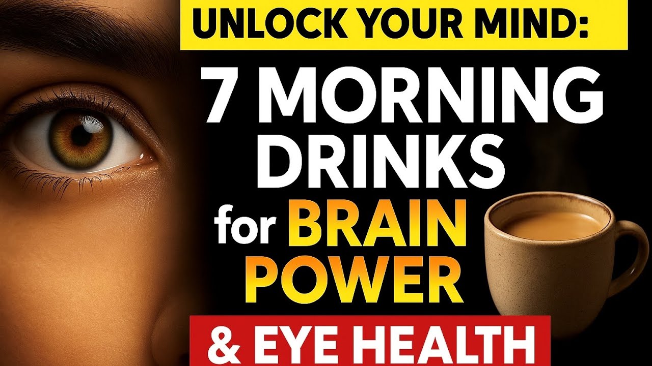 Unlock Your Mind: 7 Morning Drinks for Brain Power & Eye Health