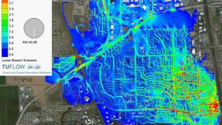 TUFLOW - Urban Levee Breach