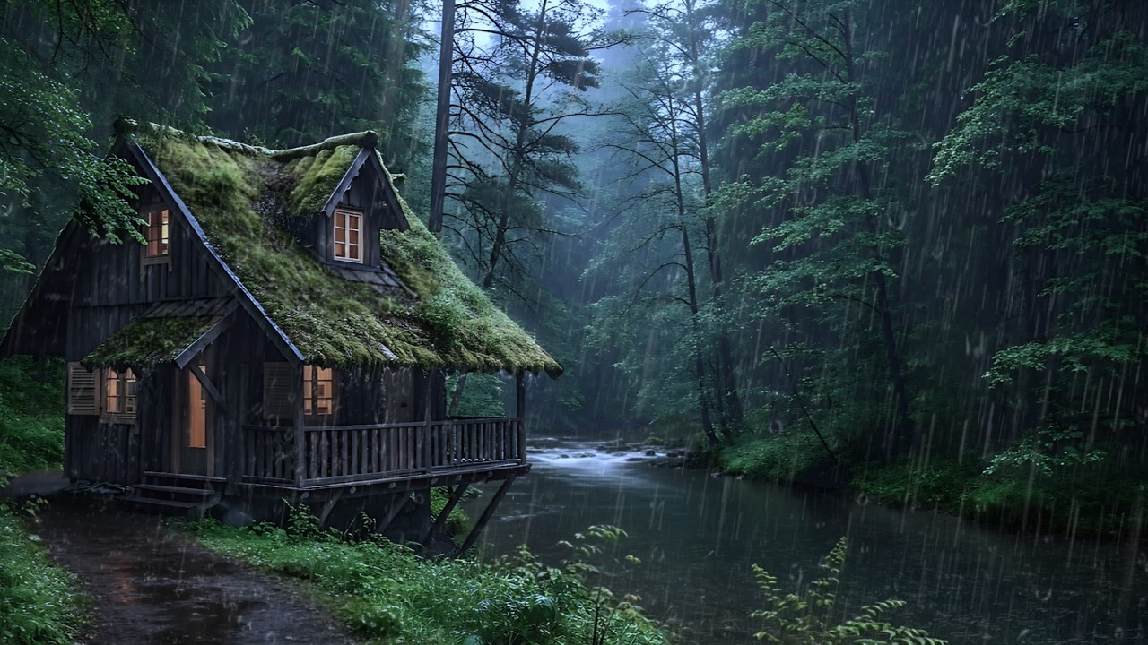 Deep Sleep Rain Forest Thunderstorm | Heavy Rain Sounds for Insomnia ...