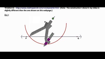 9 - Constructions - Copy an Angle and Parallel Lines