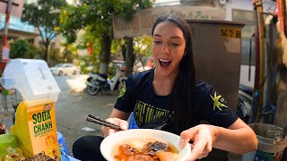 Vietnamese Street Food 🇻🇳 Must Eat Phở Bò + Bún Chả Hà Nội in Vietnam