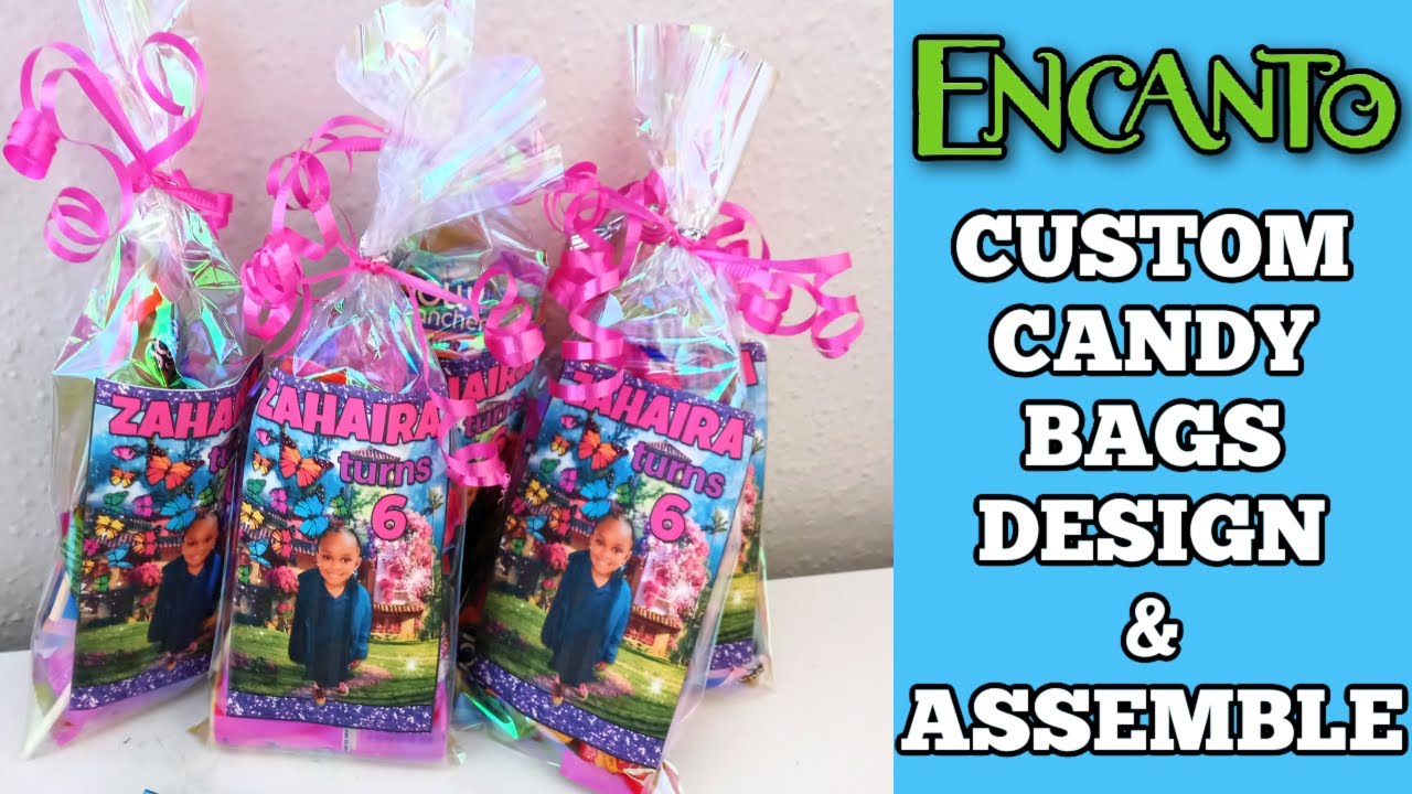 Personalized Candy Bags Sweet Tooth Collection Candy Favor - Etsy