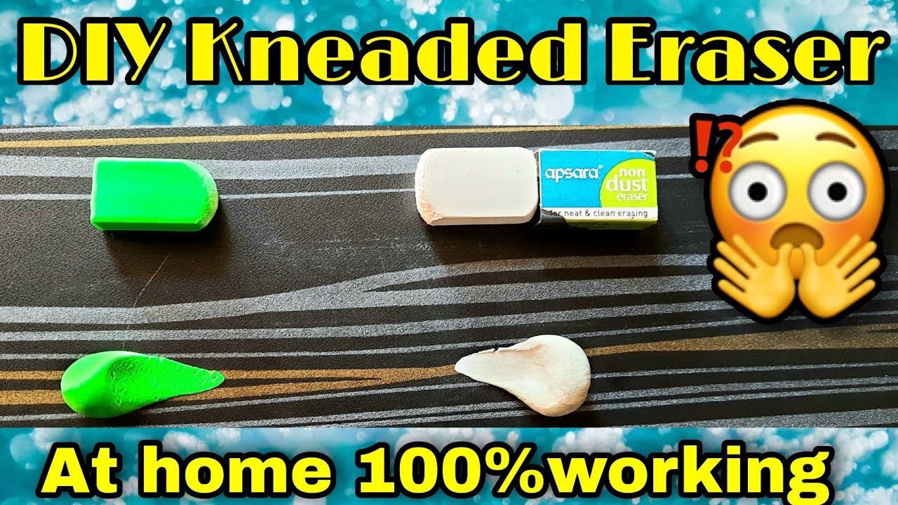 Diy Kneaded Eraser  How to make Kneaded eraser step by step 