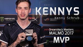 kennyS - HLTV MVP by ZOWIE of DreamHack Masters Malmö 2017