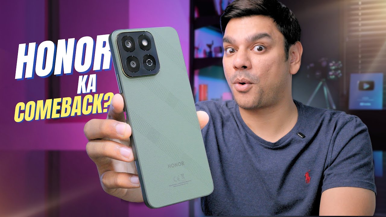 Honor x7c unboxing google apps 120hz display 6000 mah leather back