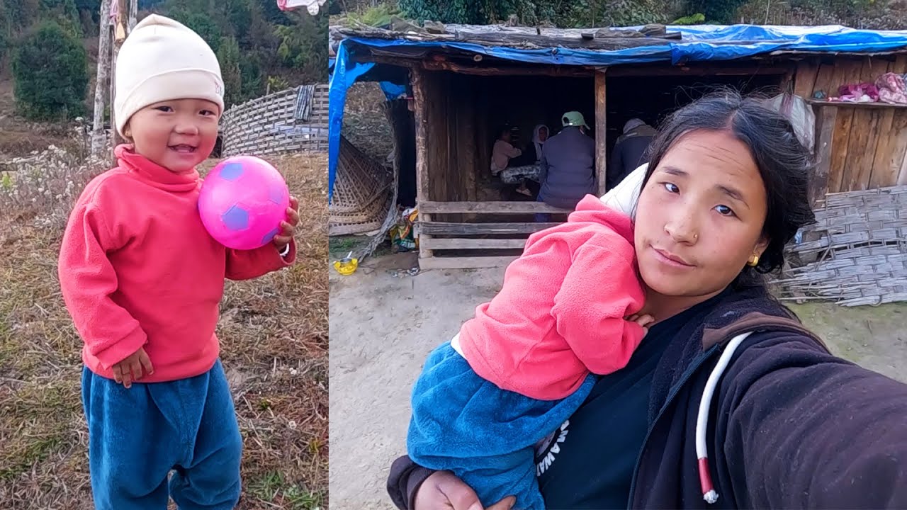 Mom & Baby UNISHA enjoying Shelter life
