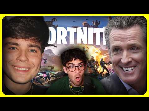 Thumbnail for Gavin Newsom FORTNITE Interview ft. ConnorEatsPants | Hasan Adventures
