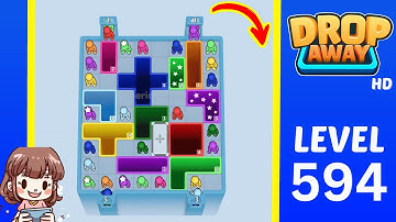 Drop Away Level 594 Solution Walkthrough