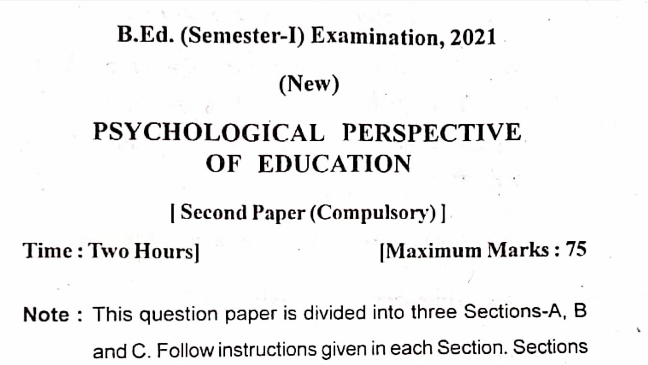 b.ed 1st semester assignment 2022 pdf