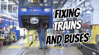 Light rail technicians and bus mechanics keep our vehicles on track