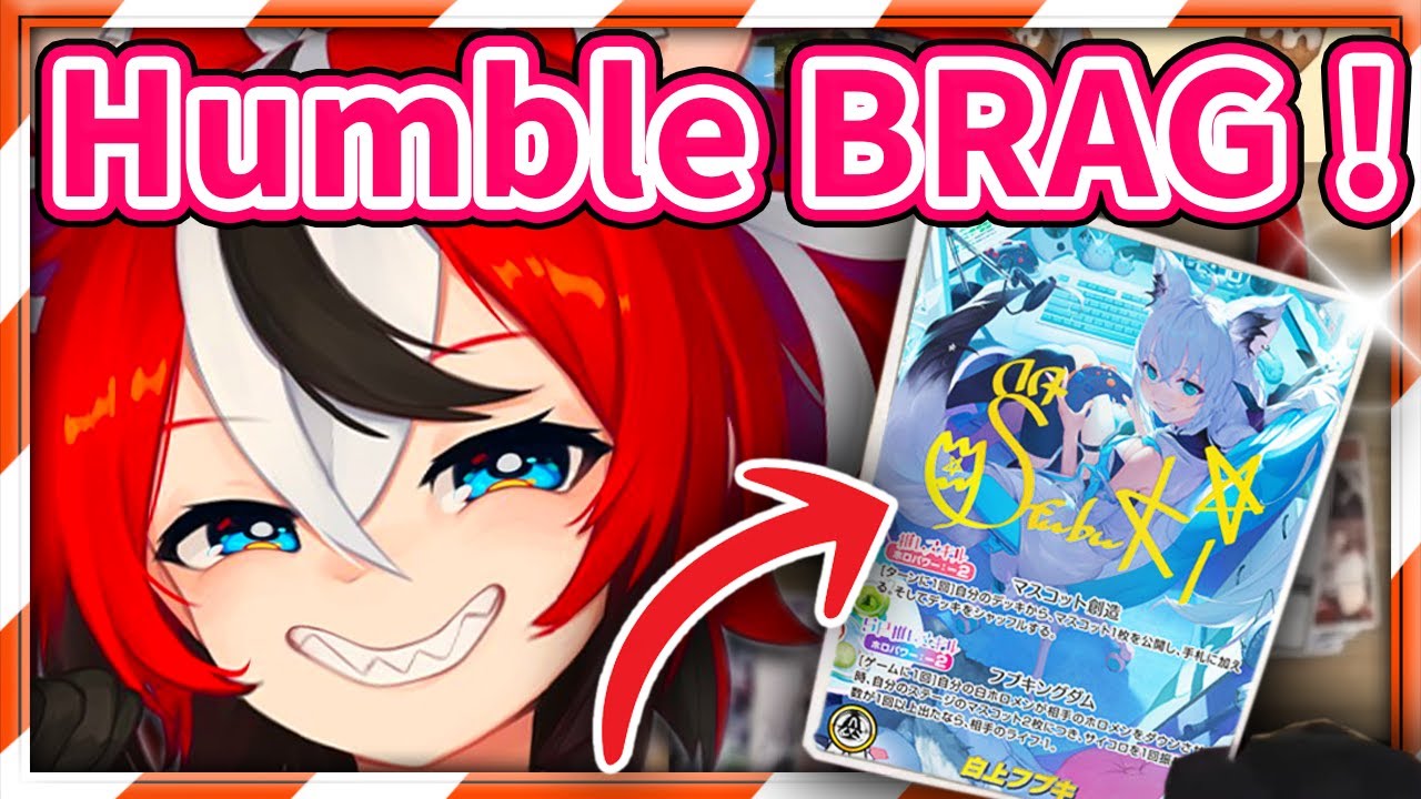 Bae Brags about Owning Ultra RARE Expensive Signed Fubuki【HololiveEN】