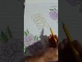 Final part Flower Coloring 🌸 | Beautiful Complete Design #shorts #trending #viral #art #foryou #diy