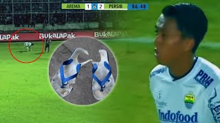 DILEMPAR SANDAL BUTUT DI KANJURUHAN !!! Laga Sengit Duel Biru Persib Bandung vs Arema FC Liga 1 2018