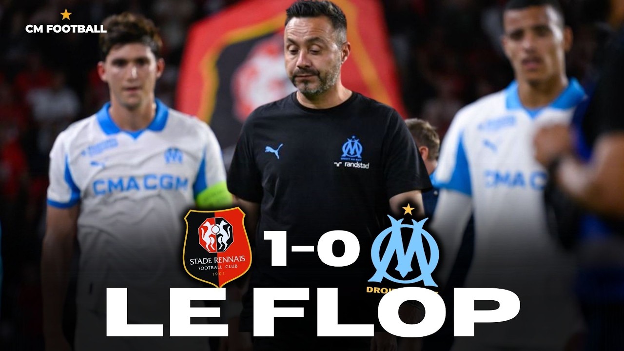 ❌  L’OM tombe à Rennes (0-1) ! 🤬 DE ZERBI s’est trompé ! VITE UNE DÉFENSE