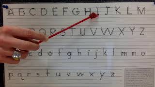 Letter Tracing with Alphabet Chart