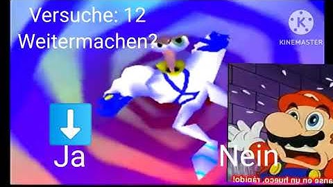 Jim and Super Mario (German MD Bootleg) Continue and Game Over Screen