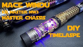 GOTH-3Designs - Mace Windu' Master Chassis - DIY Build Timelapse - Star Wars FX Lightsabers