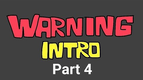 New Features - Warning Intro (21 October 2020)